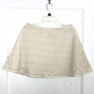 Beige/white skirt! Perfect for spring & summer!